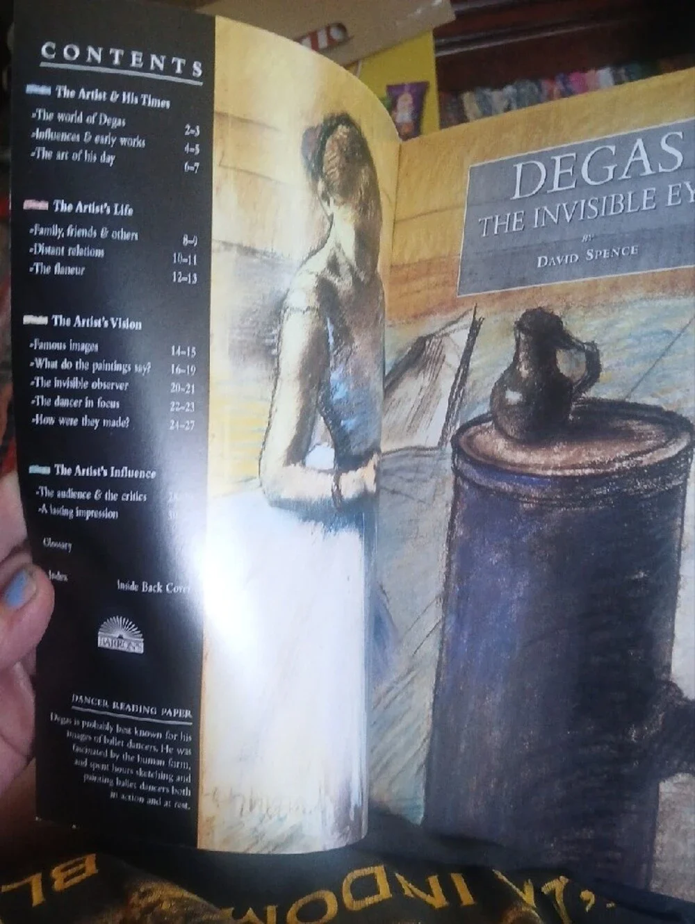Degas: The Invisible Eye Great Artists Book